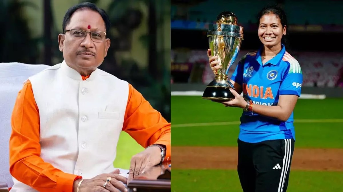 भारतीय महिला क्रिकेट टीम की ऐतिहासिक विश्व कप विजय पर छत्तीसगढ़ की बेटी आकांक्षा सत्यवंशी ने विश्व स्तर पर बढ़ाया प्रदेश का गौरव : मुख्यमंत्री विष्णु देव साय 22 638977969017384008