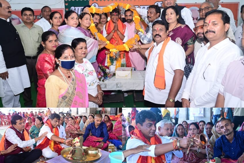 महासमुंद विधायक योगेश्वर राजू सिन्हा का पूरे जोश व उत्साह के साथ मनाया गया जन्मदिन, MLA ने किया मां महामाया का दर्शन, भाजपा कार्यालय में आयोजित हुआ जन्मदिन समारोह तो विधायक कार्यालय में हुआ रुद्राभिषेक 5 IMG 20260929 WA0045
